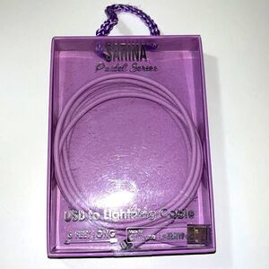 Sarina ubs to Lightning cable 6 feet long new